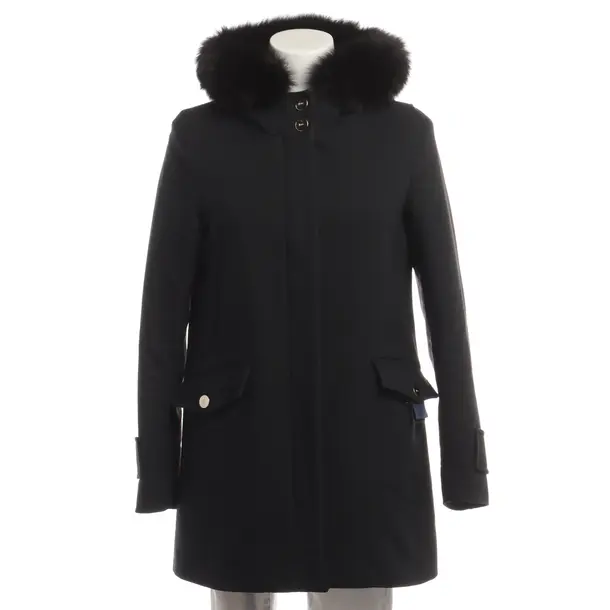 Winterjacke in Schwarz, Baumwolle, Herno