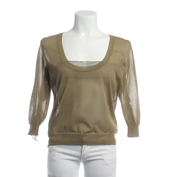 Longsleeve in Braun, Baumwolle, Ermanno Scervino