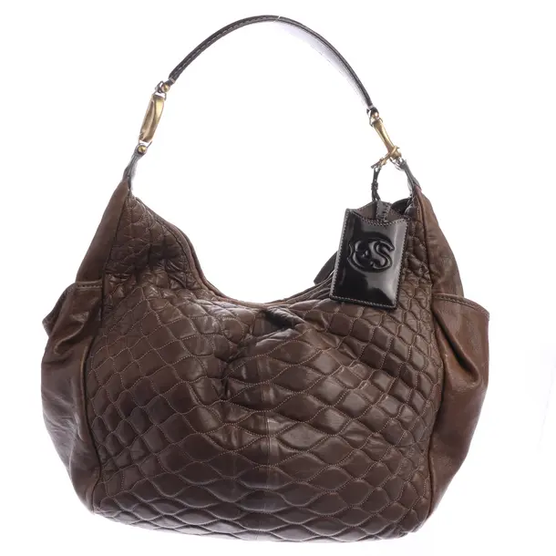 Schultertasche in Braun, Leder, Ermanno Scervino