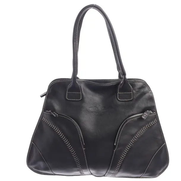Schultertasche in Schwarz, Leder, Etro