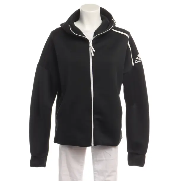 Zip-up Hoodie in Black, Polyester, Adidas