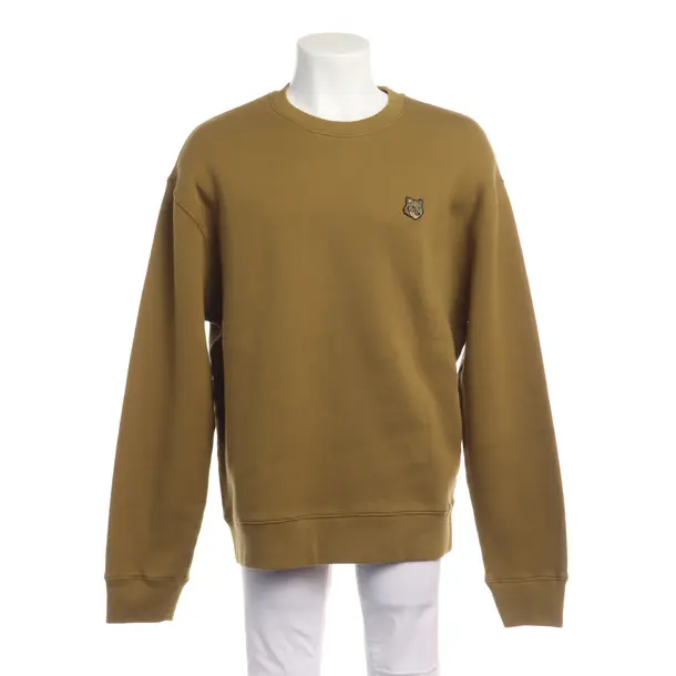 Sweatshirt in Green, Cotton, Maison Kitsuné