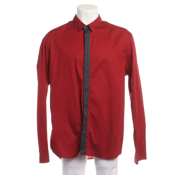 Shirt in Red, Cotton, Emporio Armani