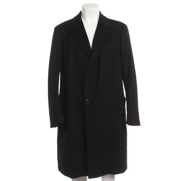 Overcoat in Black, Wool, Armani Collezioni