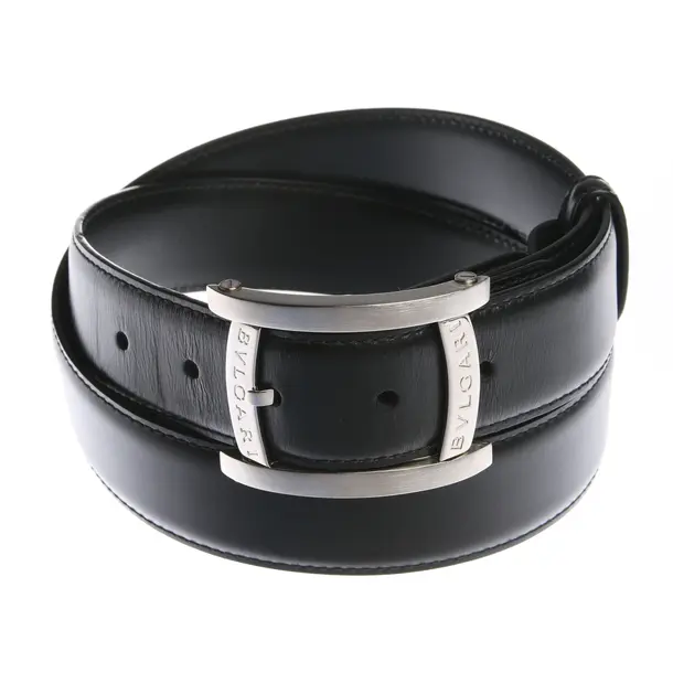 Belt in Black, Leather, Bulgari