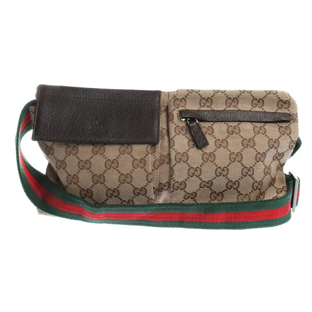 Bum Bag in Brown, Cotton, Gucci