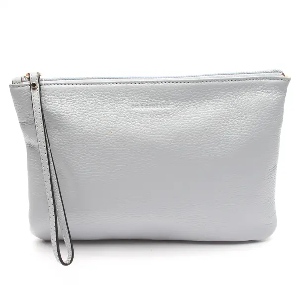 Clutch Bag in Blue, Leather, Coccinelle