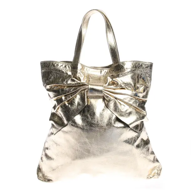 Handtasche in Metallic, Leder, Red Valentino