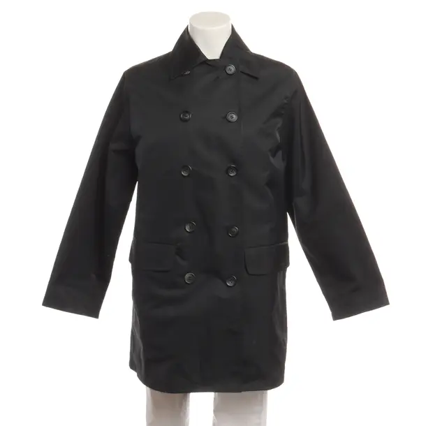Mid-Season Coat in Black, Polyimide, Fendi