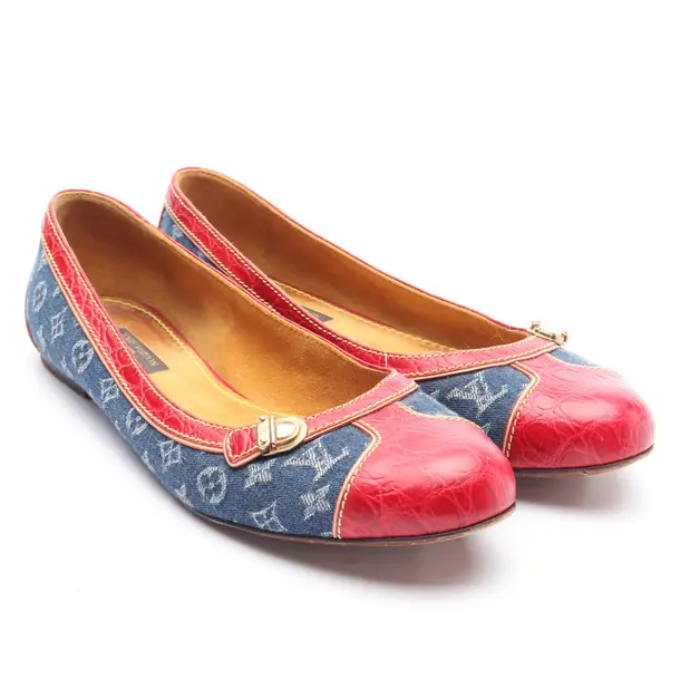 Ballerinas in Blau, , Louis Vuitton