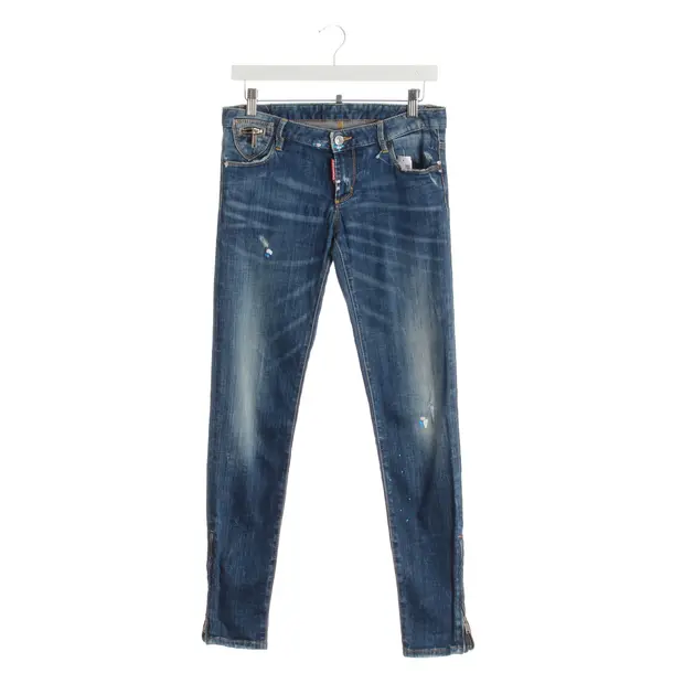 Jeans Slim Fit in Blau, Baumwolle, Dsquared