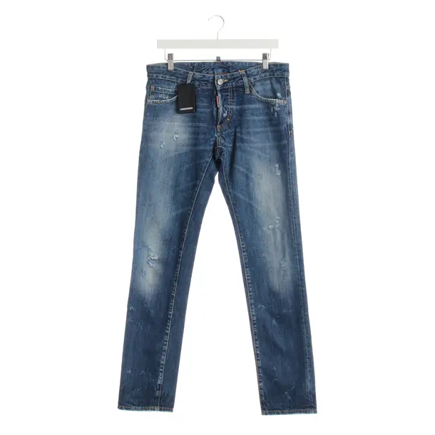Straight Fit Jeans in Blue, Cotton, Dsquared