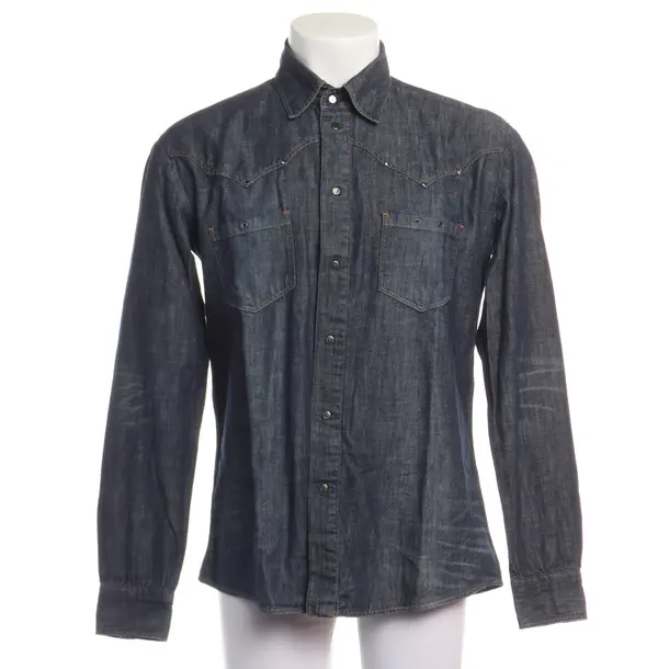 Hemd in Blau, Baumwolle, Just Cavalli
