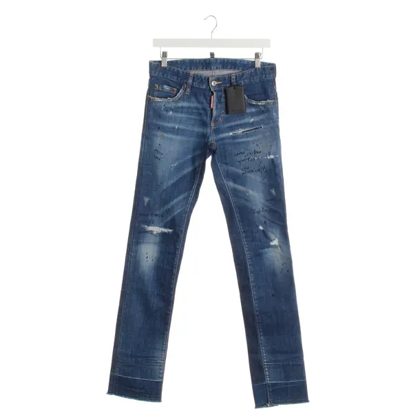 Straight Fit Jeans in Blue, Cotton, Dsquared