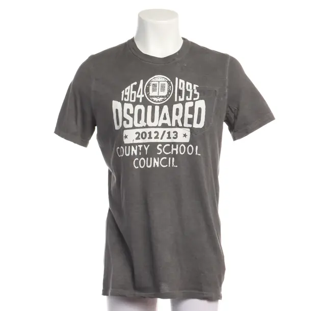 T-Shirt in Gray, Cotton, Dsquared