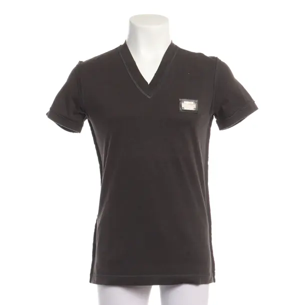 T-Shirt in Grau, Baumwolle, Dolce & Gabbana