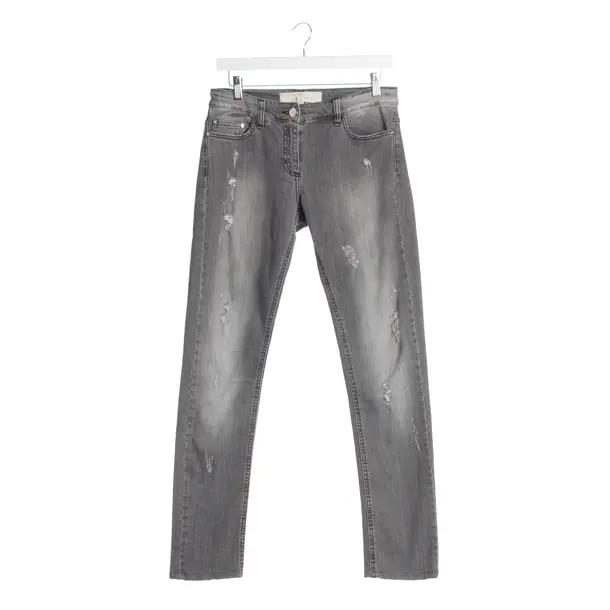 Jeans Skinny in Grau, Baumwolle, Elisabetta Franchi