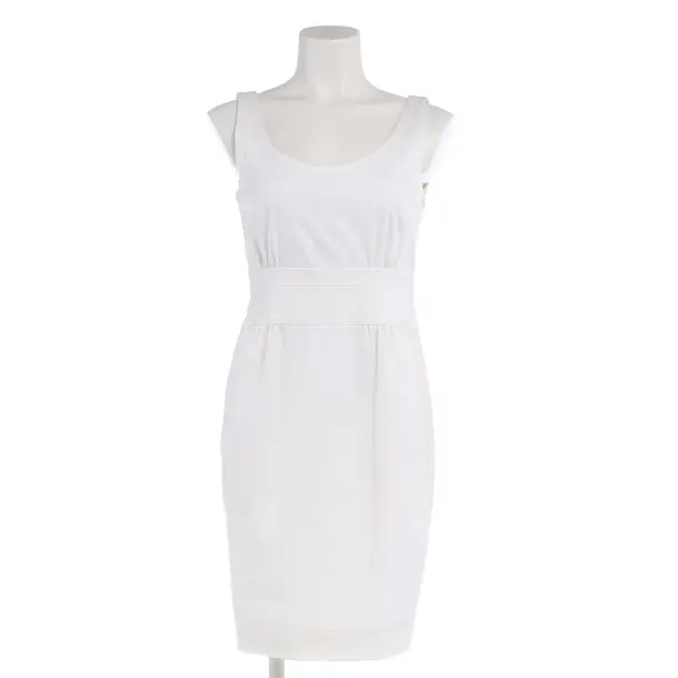 Cocktailkleid in Weiß, Baumwolle, Moschino