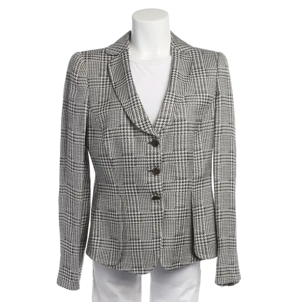 Blazer in Black, Linen, Armani Collezioni