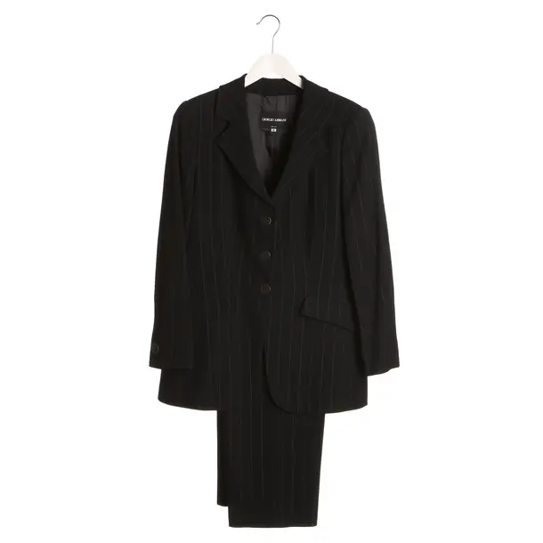 Hosenanzug in Schwarz, Wolle, Giorgio Armani