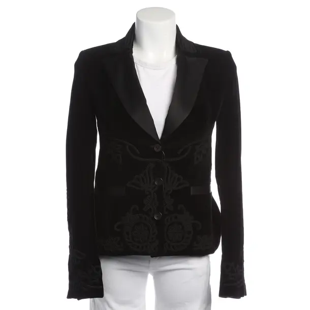 Blazer in Black, Cotton, Ermanno Scervino