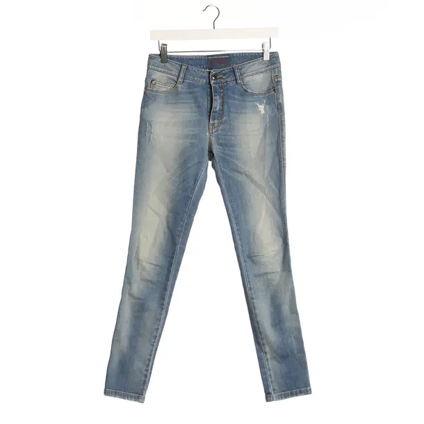 Jeans Skinny in Blau, Baumwolle, Ermanno Scervino
