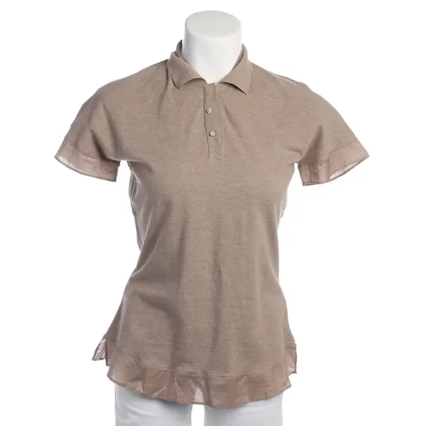 Polo Shirt in Brown, Cotton, Brunello Cucinelli