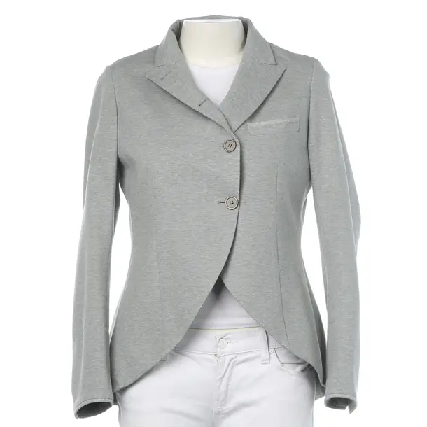 Blazer in Grau, Baumwolle, Brunello Cucinelli