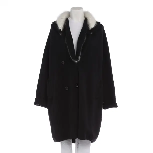 Mid-Season Coat in Gray, Wool, Ermanno Scervino