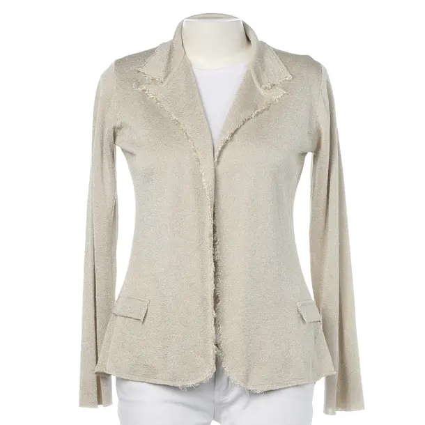 Cardigan in Metallic, Viscose, Roberto Collina
