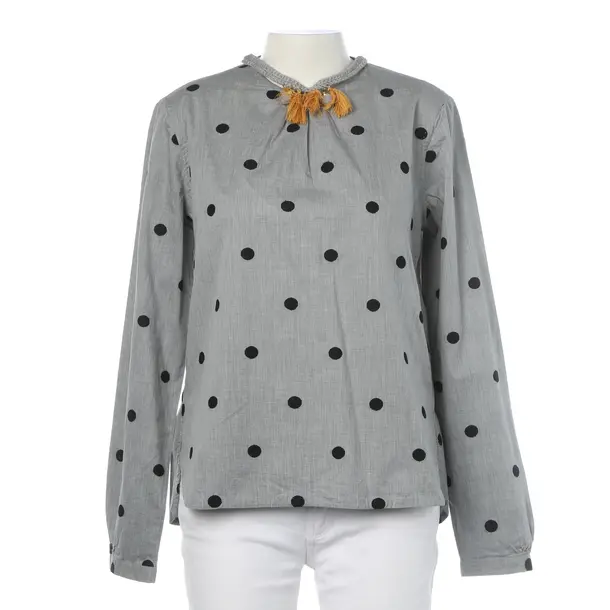 Blouse in Gray, Cotton, Le Sarte Pettegole