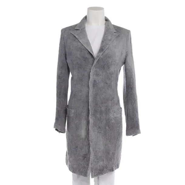 Mid-Season Coat in Gray, Wool, Junya Watanabe