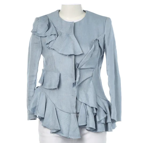 Blazer in Blau, Leinen, Dondup