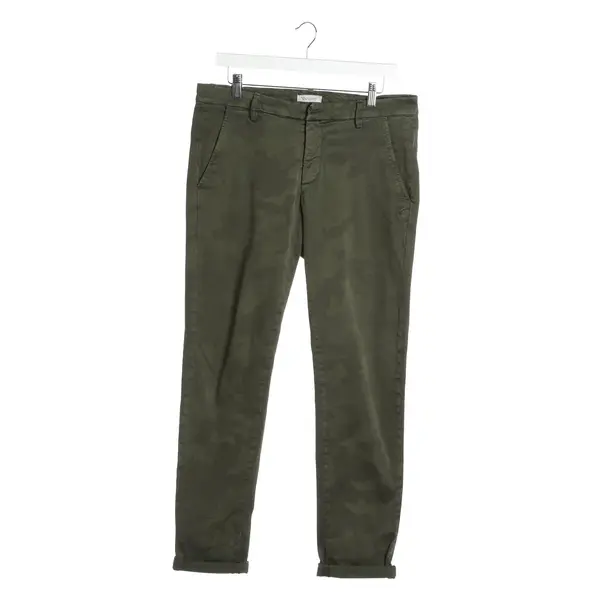 Pants in Green, Cotton, Dondup