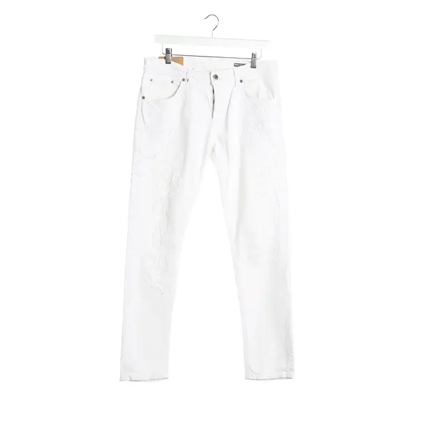 Slim Fit Jeans in White, Cotton, Dondup