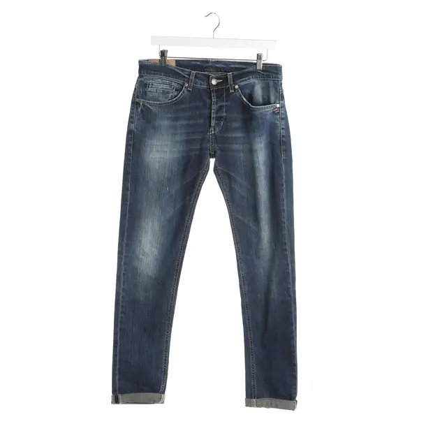 Straight Fit Jeans in Blue, Cotton, Dondup