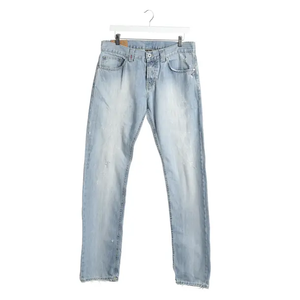 Straight Fit Jeans in Blue, Cotton, Dondup
