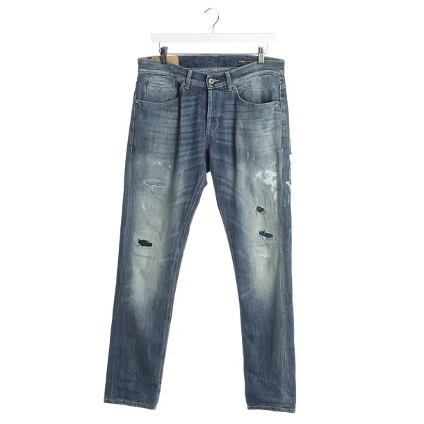 Jeans Straight Fit in Blau, Baumwolle, Dondup