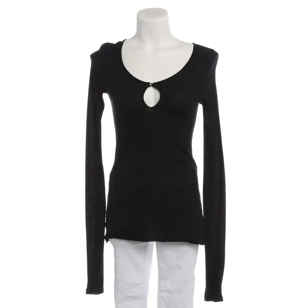 Longsleeve in Schwarz, Viskose, Twin Set