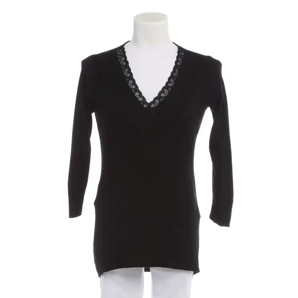 Long Sleeve Shirt in Black, Viscose, Twin Set