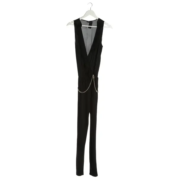 Jumpsuit in Schwarz, Viskose, Twin Set