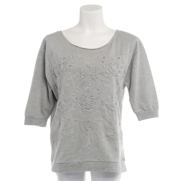 Sweatshirt in Grau, Baumwolle, Twin Set