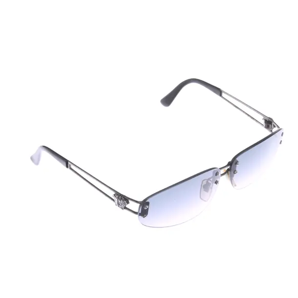 Sonnenbrille in Schwarz, Kunststoff / Metall, Versace