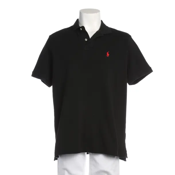 Poloshirt in Schwarz, Baumwolle, Polo Ralph Lauren