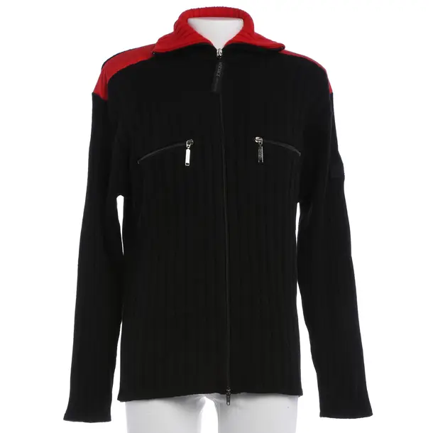 Zip-Up Hoodie in Black, Wool, Versace Jeans Couture