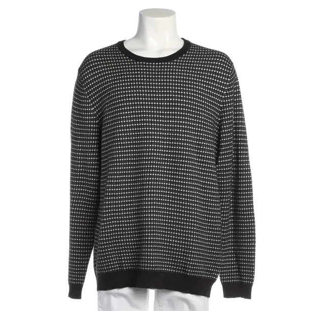 Jumper in Black, Cotton, Hugo Boss Black Label