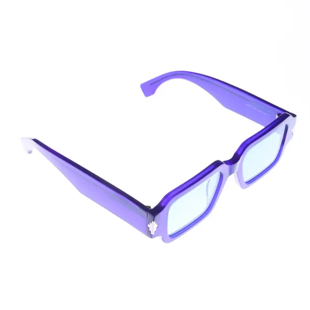 Sonnenbrille in Blau, Kunststoff, Marcelo Burlon