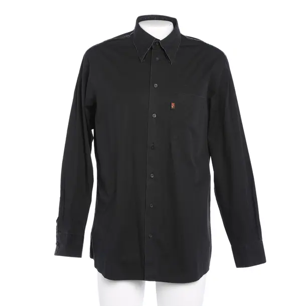 Hemd, in Schwarz, Baumwolle, Versace