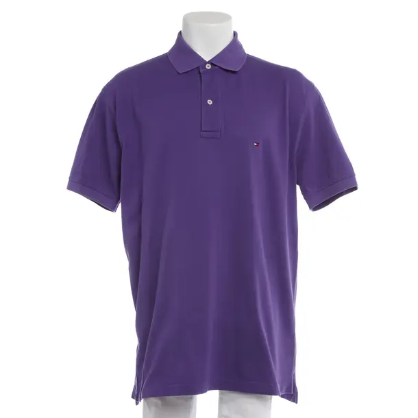 Poloshirt in Lila, Baumwolle, Tommy Hilfiger