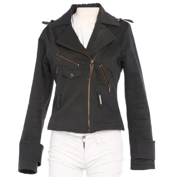 Mid-Season Jacket in Gray, Cotton, Designerartikel